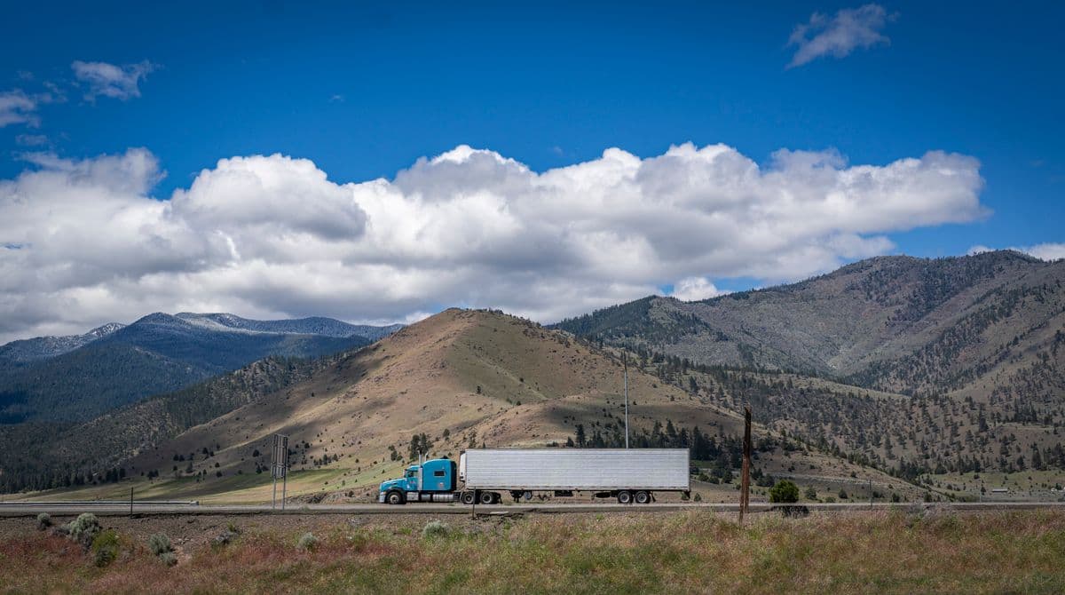 On the road to Bozeman, Montana